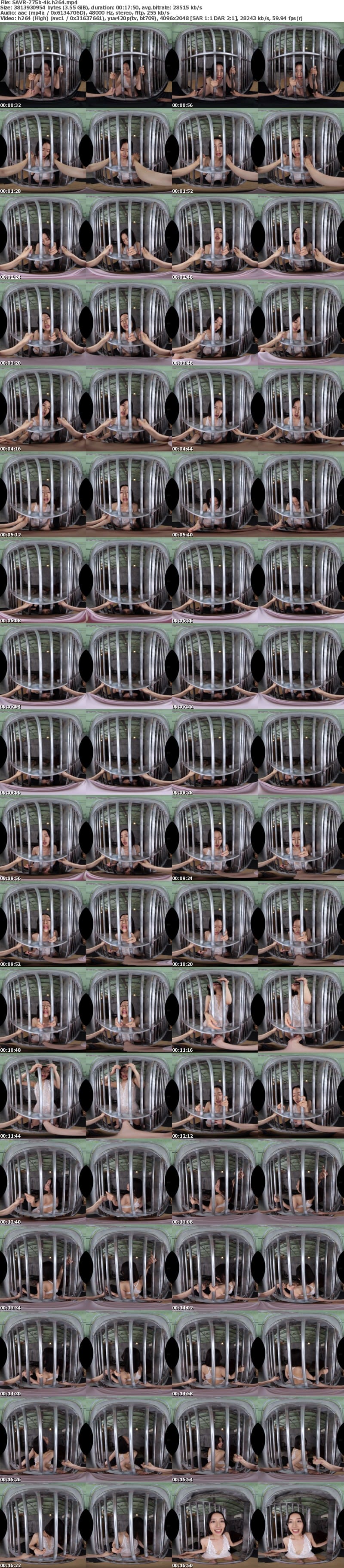 SAVR-775 【VR】禁欲中の彼女は強盗に襲われ牢屋に閉じ込められるも、性欲ダダ漏れで僕のチ〇ポを求めて格子越しSEX 美咲かんな