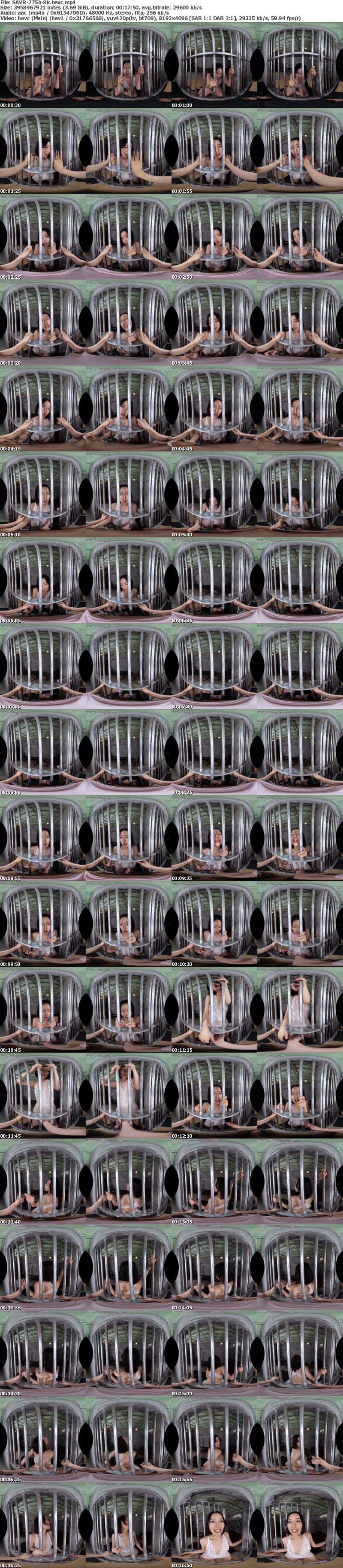 SAVR-775 【VR】禁欲中の彼女は強盗に襲われ牢屋に閉じ込められるも、性欲ダダ漏れで僕のチ〇ポを求めて格子越しSEX 美咲かんな