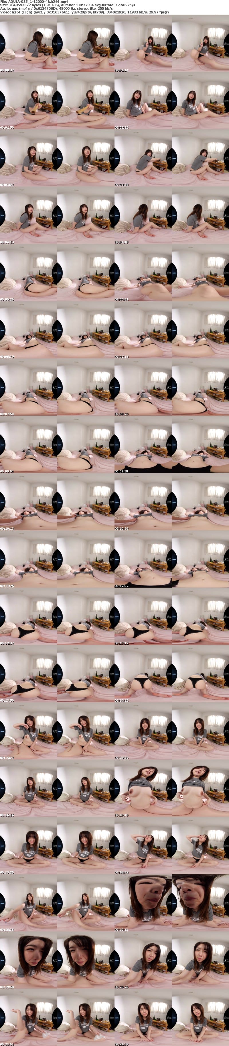 AQULA-085 【VR】初めてのキスはお酒の味。汚部屋で暮らすアル中の叔母に筆下ろしされたあの日 花狩まい