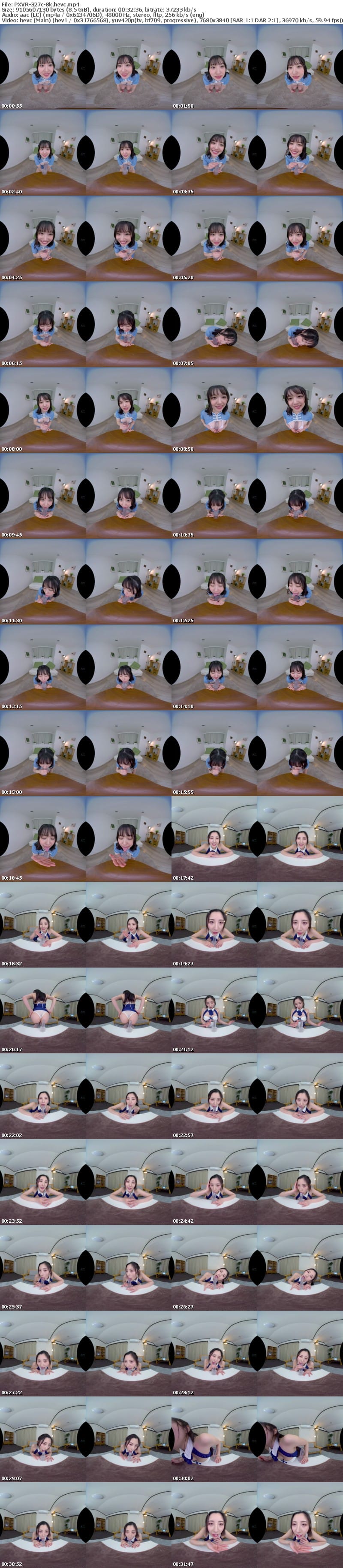 PXVR-327 【VR】超接近！おシャブりディルド美女8人の極上フェラテクをノーモザ堪能VR【8K】