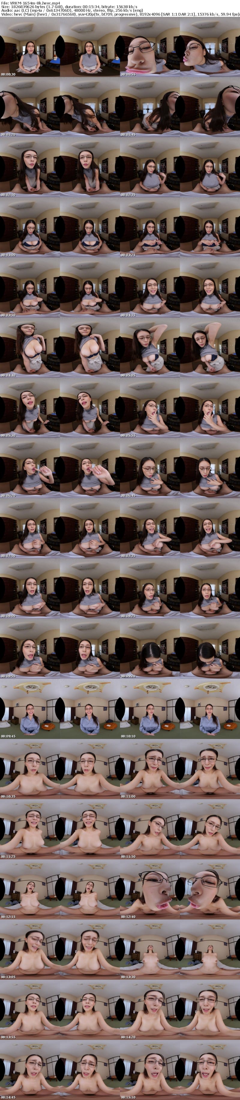 VRKM-1654 【VR】寒い夜だから…あなたと抱き合いたくて♪密着対面座位8KBEST