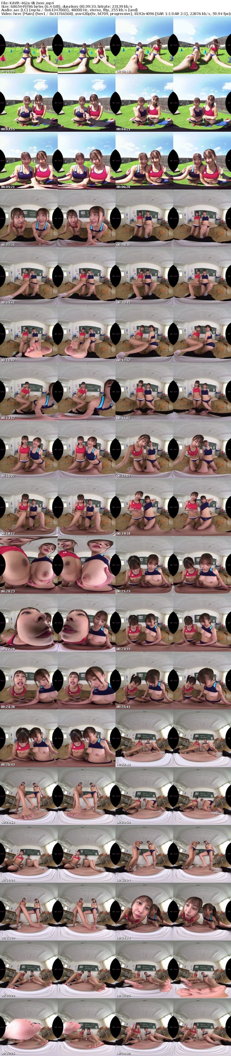 KAVR-462 【VR】健康的な肉体美がエロい陸上女子部員が媚薬誤飲!?無尽蔵のスタミナで爆速杭打ち中出し騎乗位 那津乃ちなみ 凰華りん