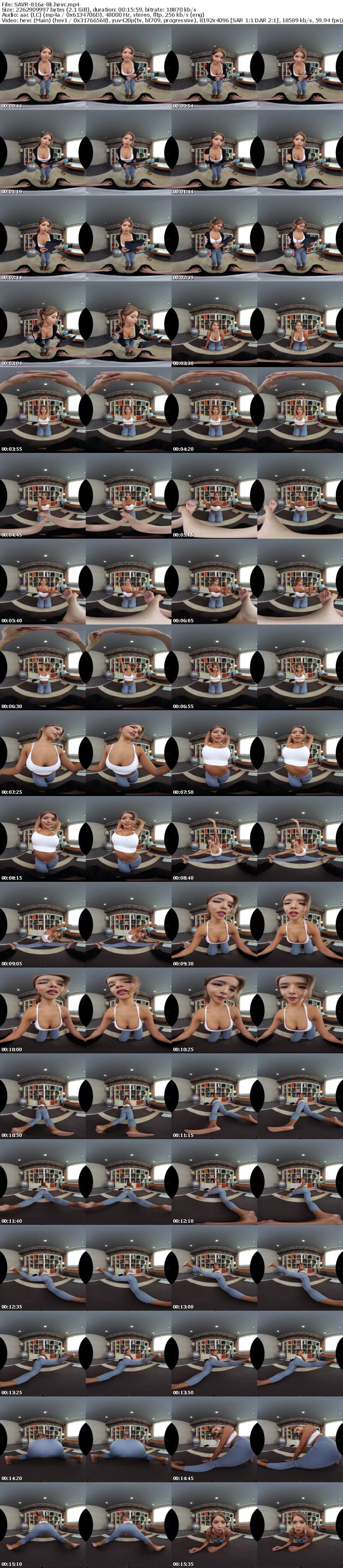 SAVR-816 【VR】鍛えられたギアチェン騎乗位で連続射精!!性欲モンスター×黒ギャルトレーナーの黒光り巨尻杭打ちレッスン 黒咲華