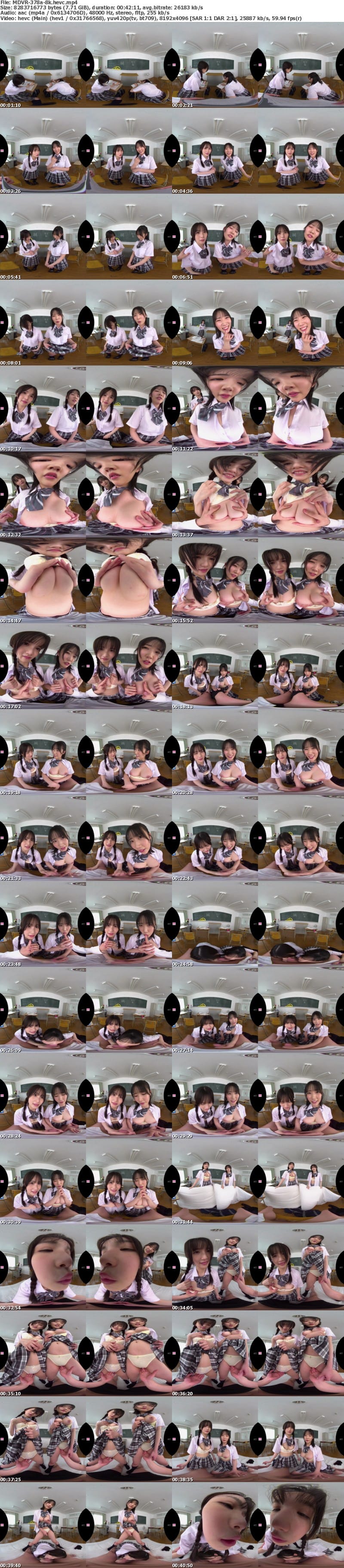 MDVR-378 【VR】ちょっぴりおバカさん2人 補習に呼んだら…すぐ飽きちゃって色仕掛けで逆補習！？校舎で生徒と大胆セックス ももか、ゆの、ボクの不純すぎる夏休み 泉ももか 桜ゆの