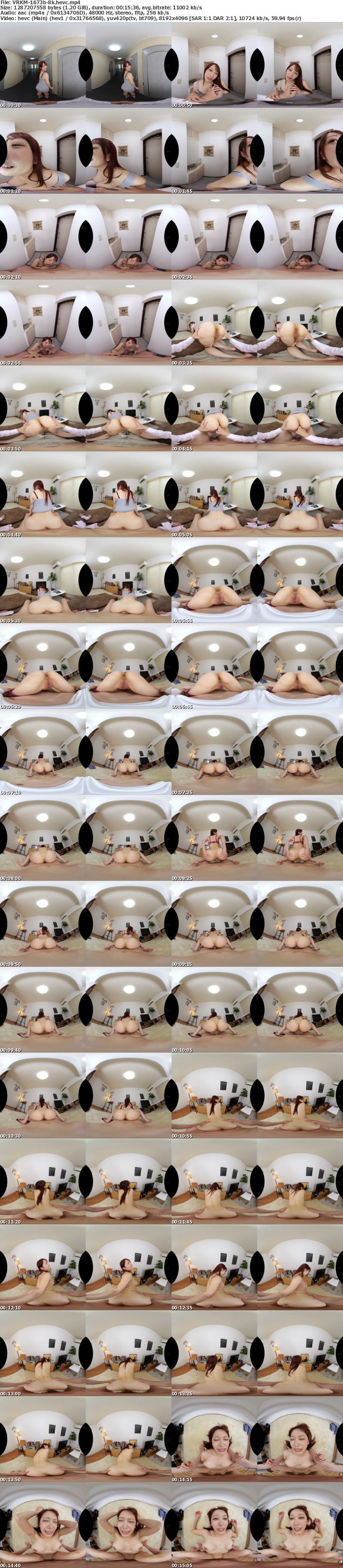 VRKM-1673 【VR】これぞ絶景！8Kで拝む圧倒的なデカ尻×背面300分BEST