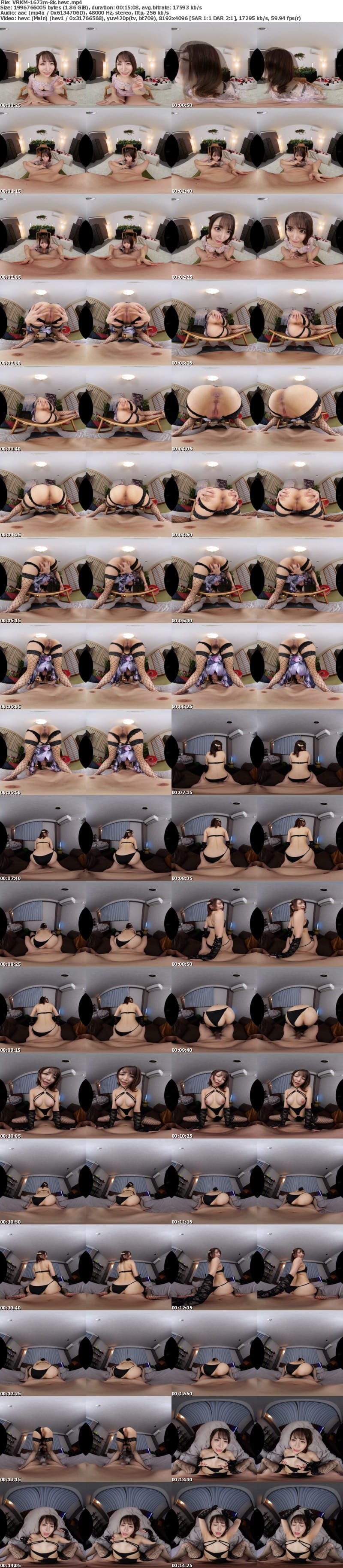 VRKM-1673 【VR】これぞ絶景！8Kで拝む圧倒的なデカ尻×背面300分BEST