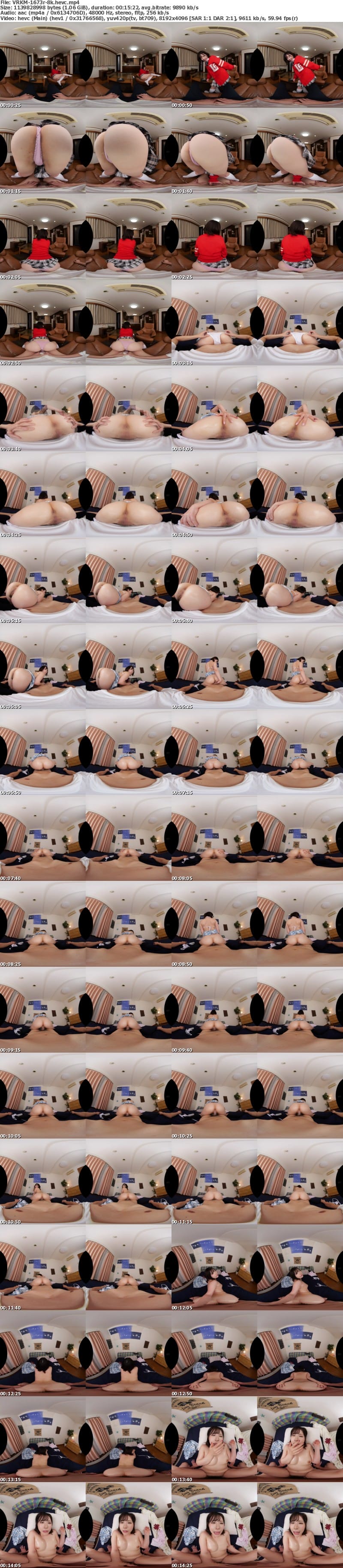 VRKM-1673 【VR】これぞ絶景！8Kで拝む圧倒的なデカ尻×背面300分BEST