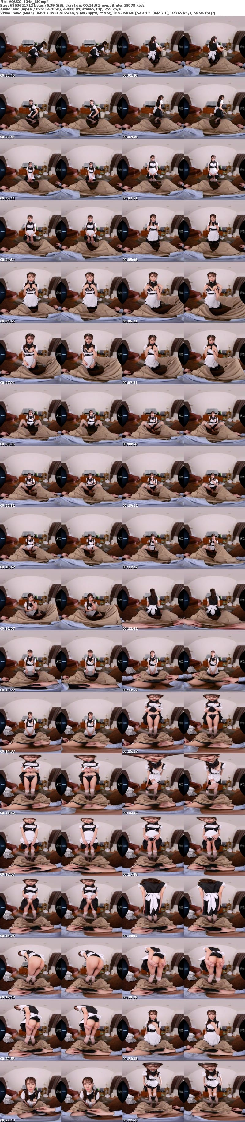 AQUCO-134 【VR】メイドハラスメント いいなりメイドの軽蔑の眼差しで僕のおちんちんは何度でも甦る 花衣つばき