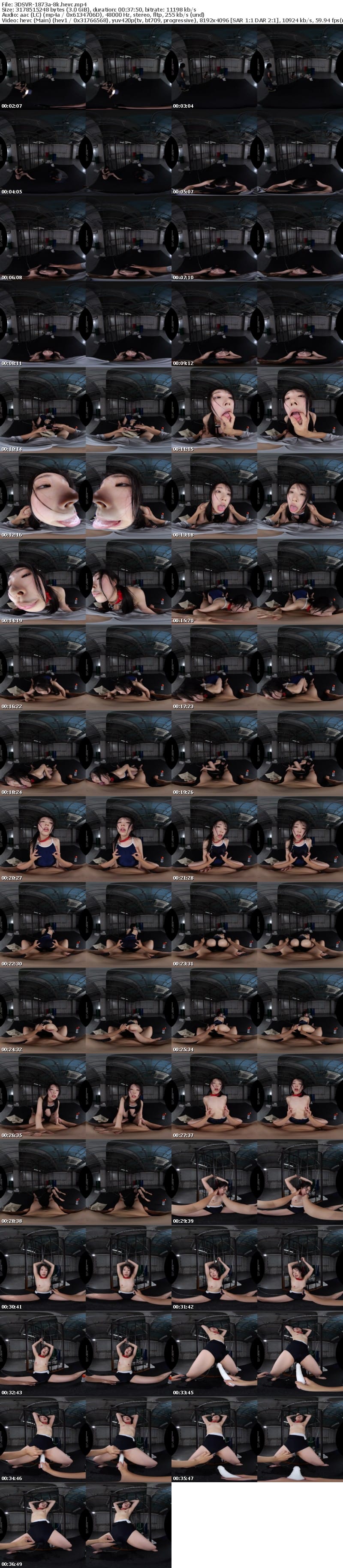 3DSVR-1873 【VR】【8K】脱法スク水ヘルス 親無し、家無し、会話不能でヤク中。本能だけで身体を売って暮らす少女。 皆月ひかる