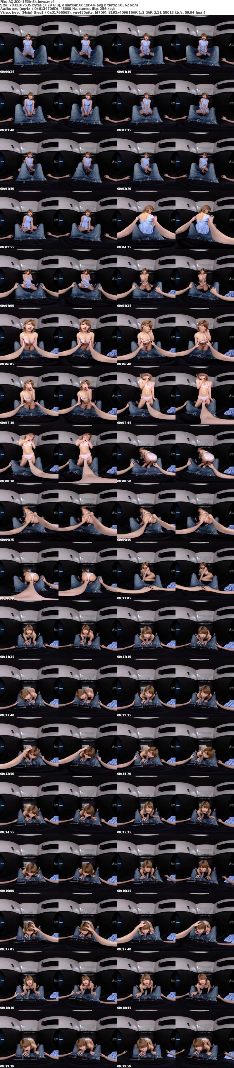 AQUCO-153 【VR】【No Dick VR】ディルドだからノーモザイク！舌先までくっきりフェラ三昧の3シチュエーション 安堂はるの