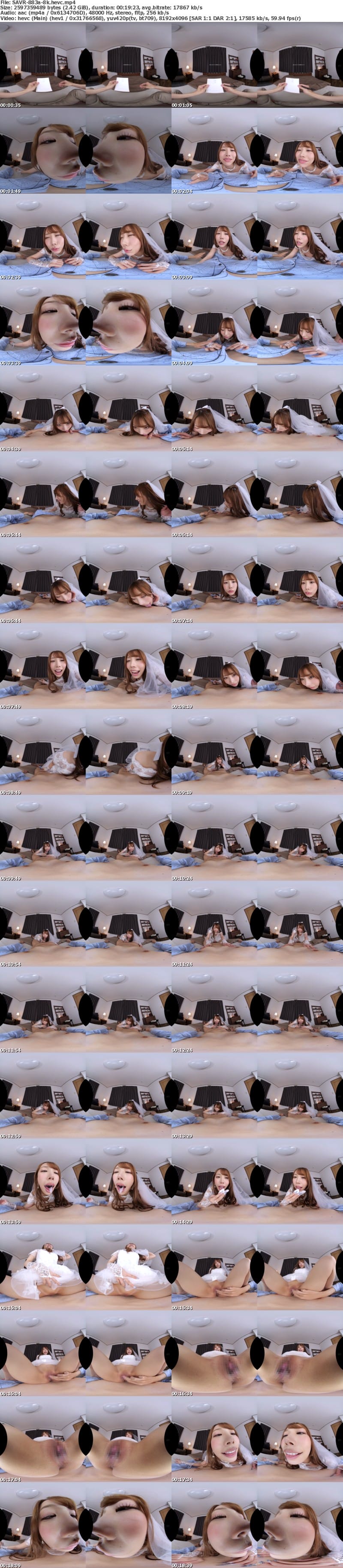 SAVR-883 【VR】「ホントはキミと結婚したかったんだよ？」元彼とのHが忘れられずに押しかけウェディング 身体の相性バツグンの婚姻中出しSEX-専属- 尾崎えりか