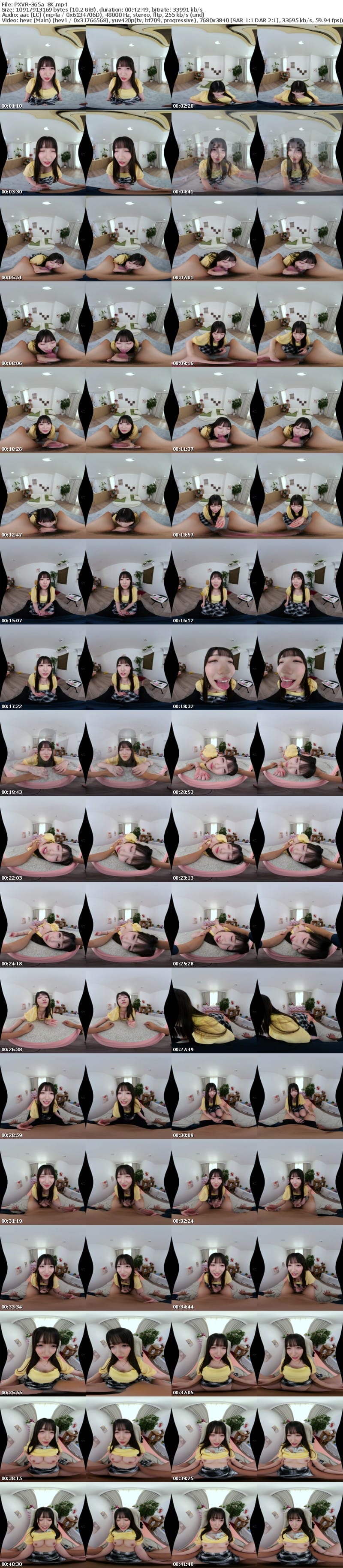 PXVR-365 【VR】俺の事とSEXが好きすぎる性欲爆強の激カワ彼女とイチャラブ全開で朝まで何度も中出し生交尾 浦上ひのり【8K】