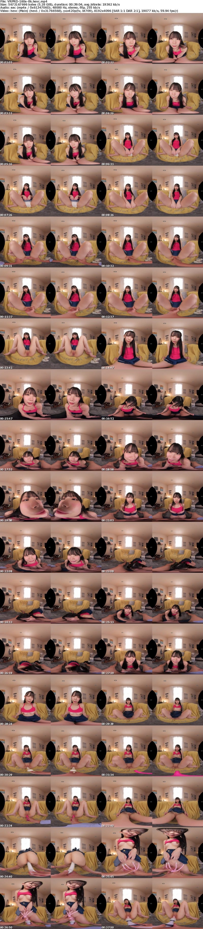 VRPRD-160 【VR】【8K】初めて彼氏ができた妹のマ〇コ慣らしをした兄 南日菜乃