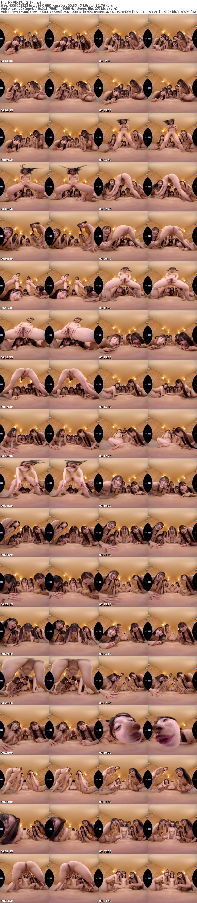 HNVR-171 【VR】スーパー銭湯の男湯で出会った6人の痴びっ子の標的にされた僕。からかい悪戯で勃起させたチ〇ポに勝手に跨ってナマ挿入の取り合いハーレム状態