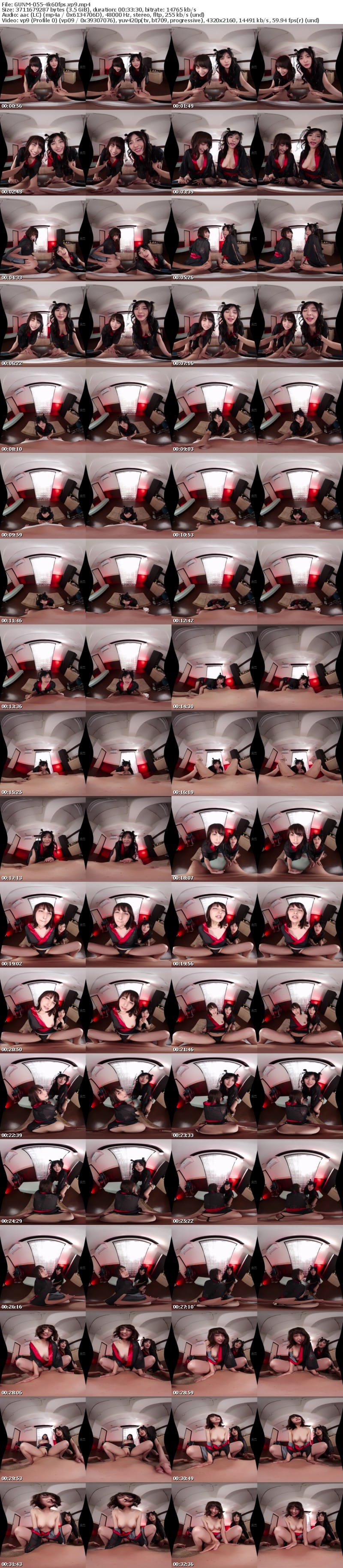 GUNM-055 【VR】目が覚めたら叡智な世界だった…2/3 本田瞳、似鳥日菜