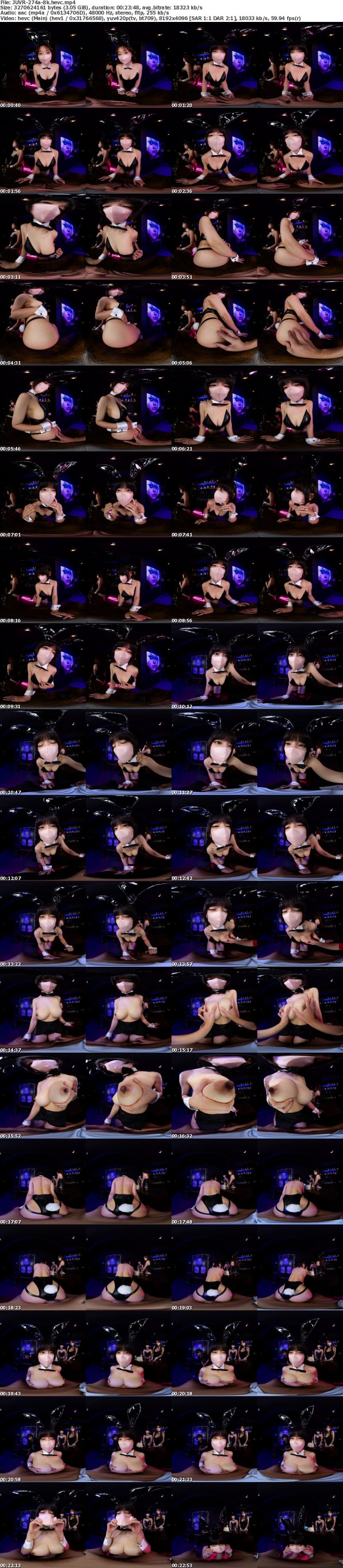 JUVR-274 【VR】超高画質8K 「人妻だからココは駄目」 キス以外はなんでもしてくれる 顔出しNGの元芸能人 Iカップバニーガール紗弥佳さん