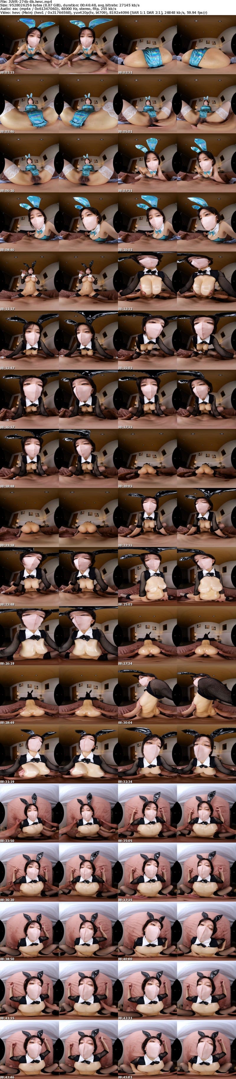 JUVR-274 【VR】超高画質8K 「人妻だからココは駄目」 キス以外はなんでもしてくれる 顔出しNGの元芸能人 Iカップバニーガール紗弥佳さん