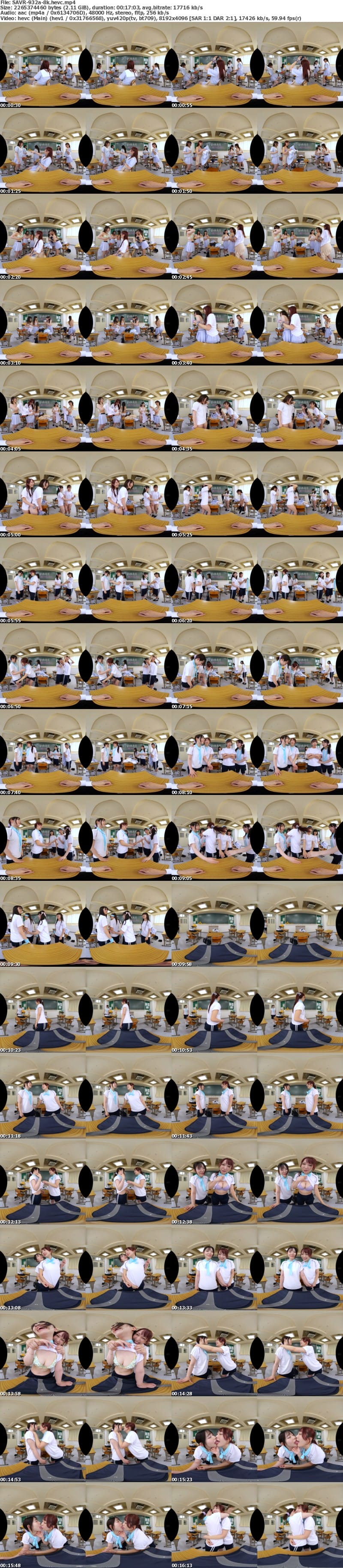 SAVR-932 【VR】聖レズ学院 貧乏の僕がテスト生として転校した先はまさかの女子校！？花ざかりの男子禁制ハーレムLIFE～仲良しレズ2人と体育祭後のハーレムSEX編～ 沙月恵奈 弥生みづき